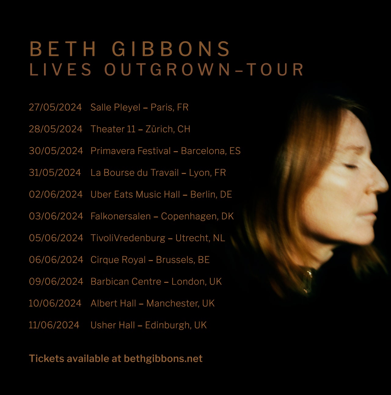 Beth Gibbons : tournée Lives Outgrown