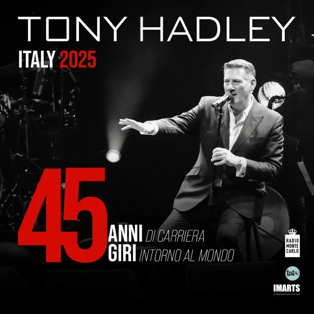 TONY HADLEY in concerto questa estate in Italia [Info e Biglietti]