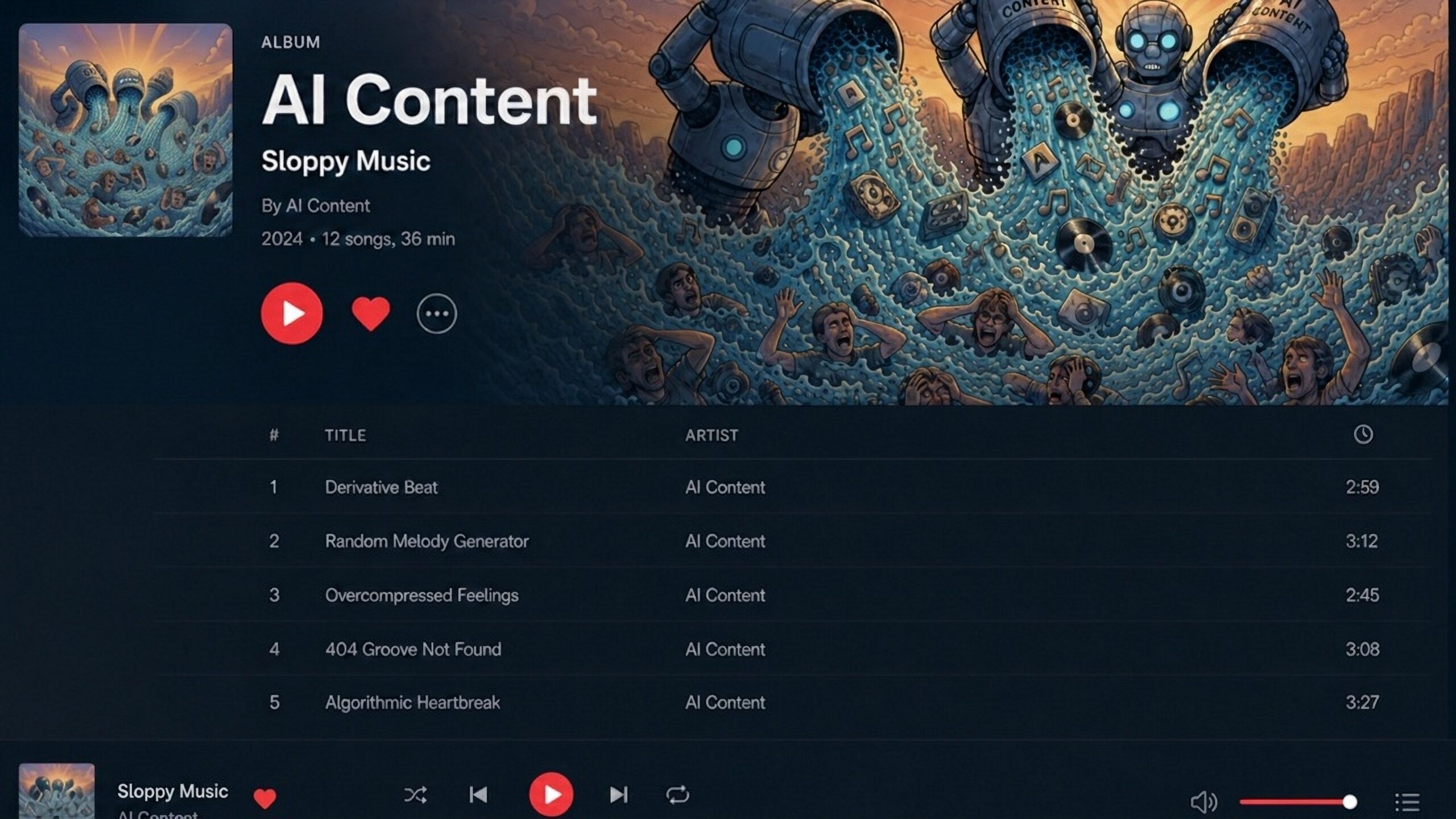 Étiquetez le Slop. - Entreprise de musique dans le monde entier