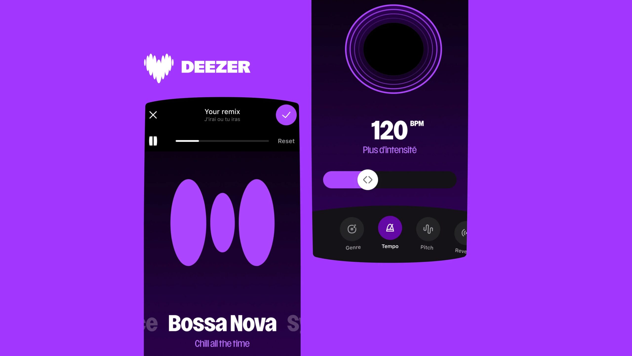 La nouvelle fonctionnalité de remix intégrée à l'application de Deezer permet aux utilisateurs d'accélérer et de modifier les morceaux de Céline Dion et d'autres artistes « dans le respect total des droits ».