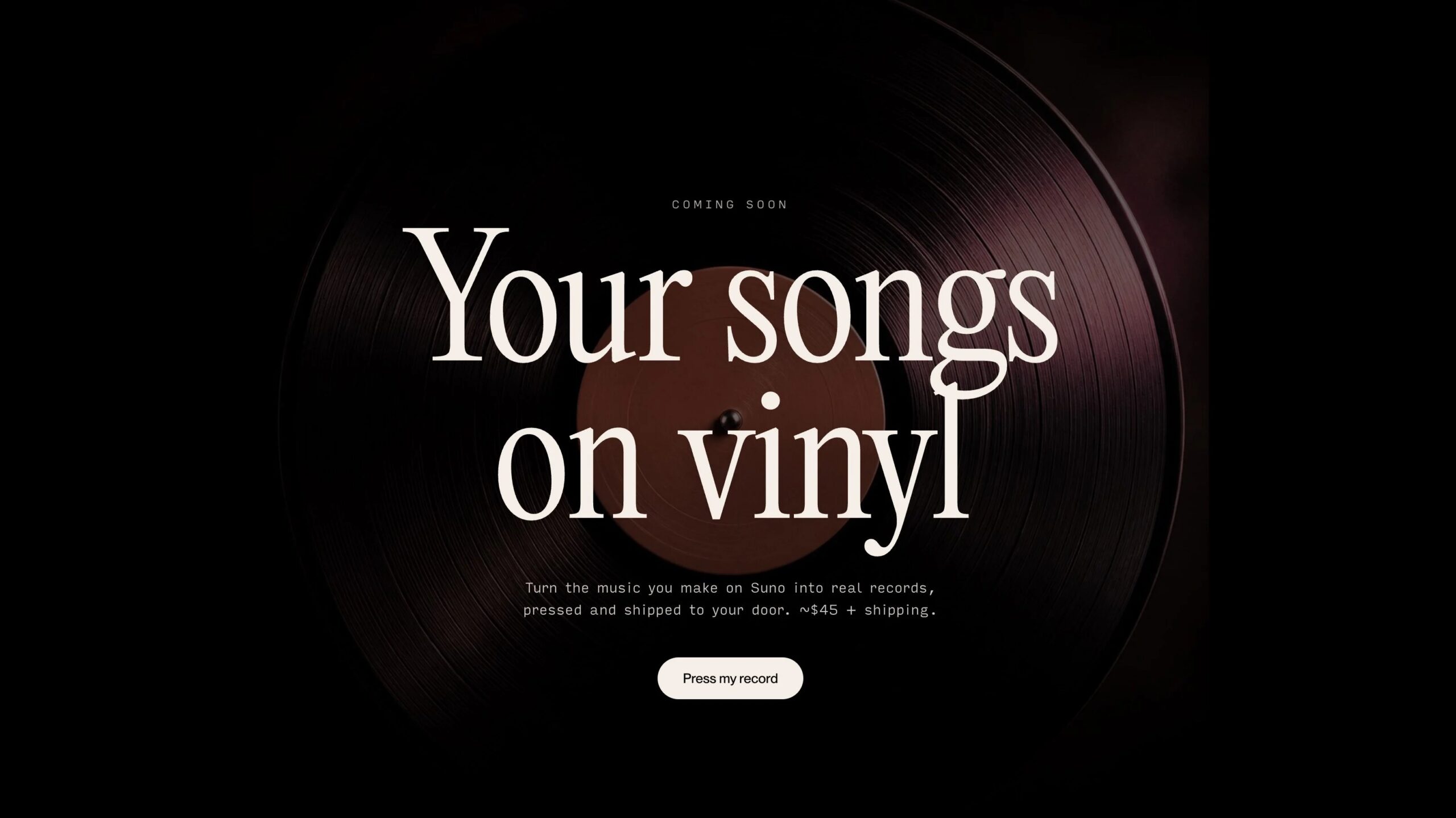 Suno se lance sur le marché du vinyle et prévoit de permettre aux utilisateurs de presser leurs chansons IA sur des disques de 12 pouces